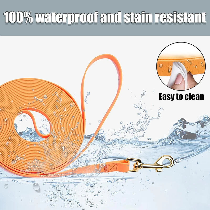 Dog Leash Long PVC Leashes 3M 6M 9M 12M 15M Easy Clean Waterproof Walk Training Durable for Large Medium Small Dogs